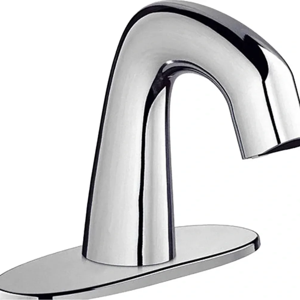 Chicago Faucets EQ-A12A-13ABCP EQ Curved Series Lavatory Sink Faucet Hands Free